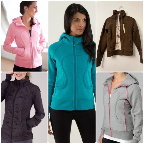 Lululemon Scuba Manifesto Print Full Zip Jacket